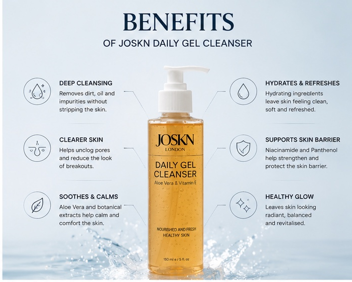 Daily Gel Face Cleanser for Sensitive, Melanin-Rich Skin
