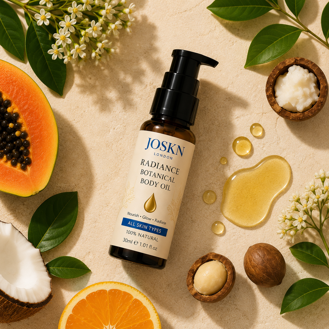 JOSKN Radiance Botanical Body Oil