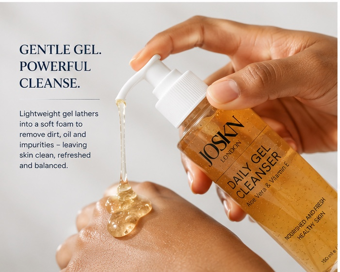 Daily Gel Face Cleanser for Sensitive, Melanin-Rich Skin