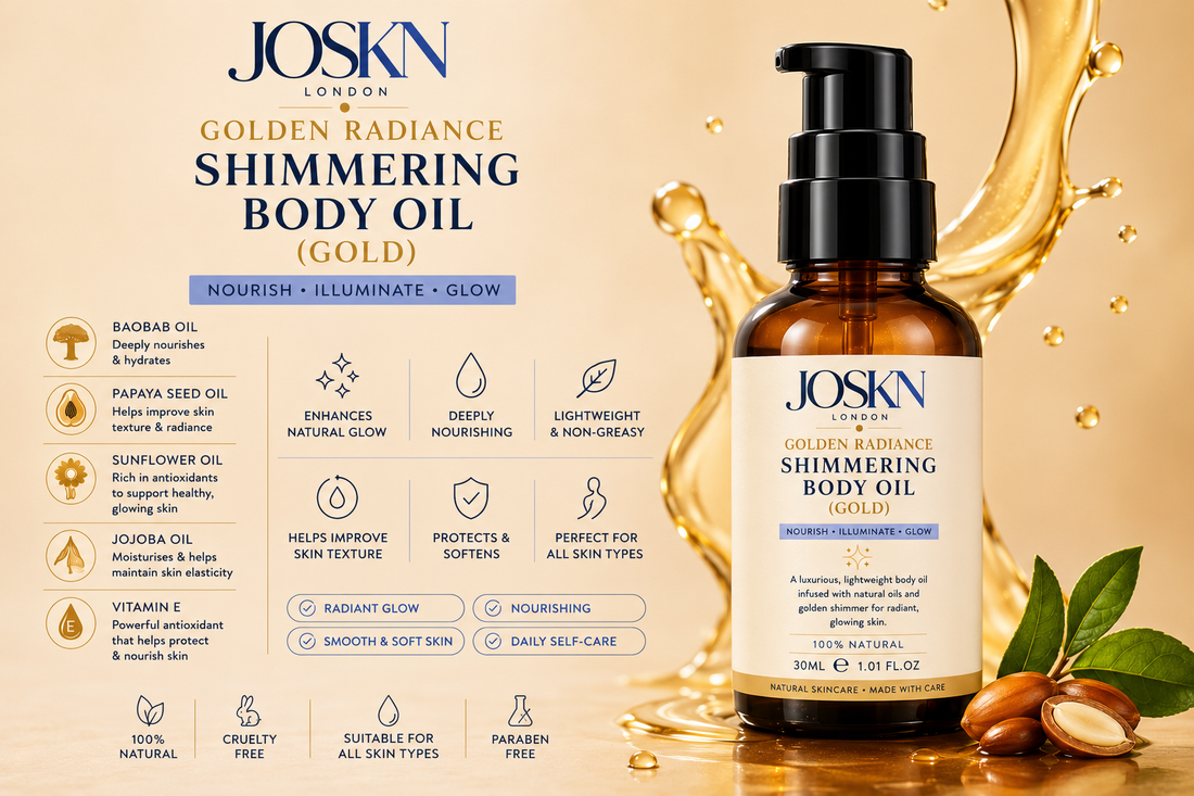 JOSKN Golden Radiance Shimmering Body Oil