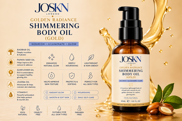 JOSKN Golden Radiance Shimmering Body Oil