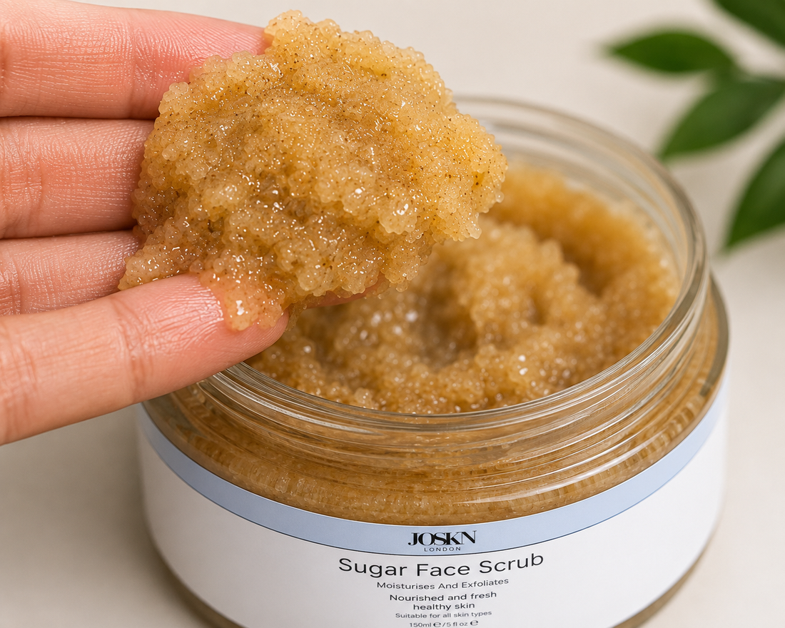 Sugar Face & Body Scrub – Gentle Hydrating Exfoliator