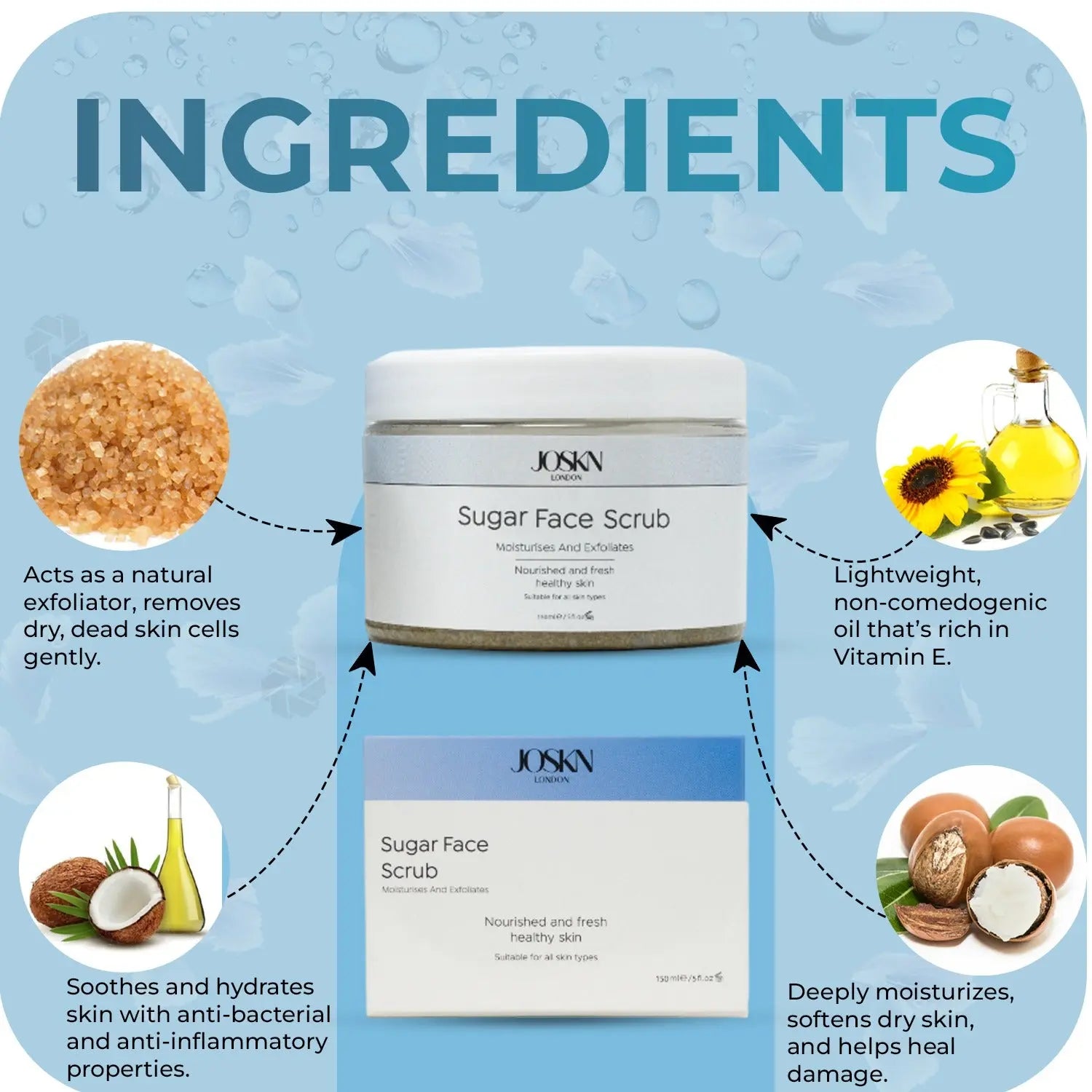 JOSKN Sugar Face/Body Scrub JOSKN